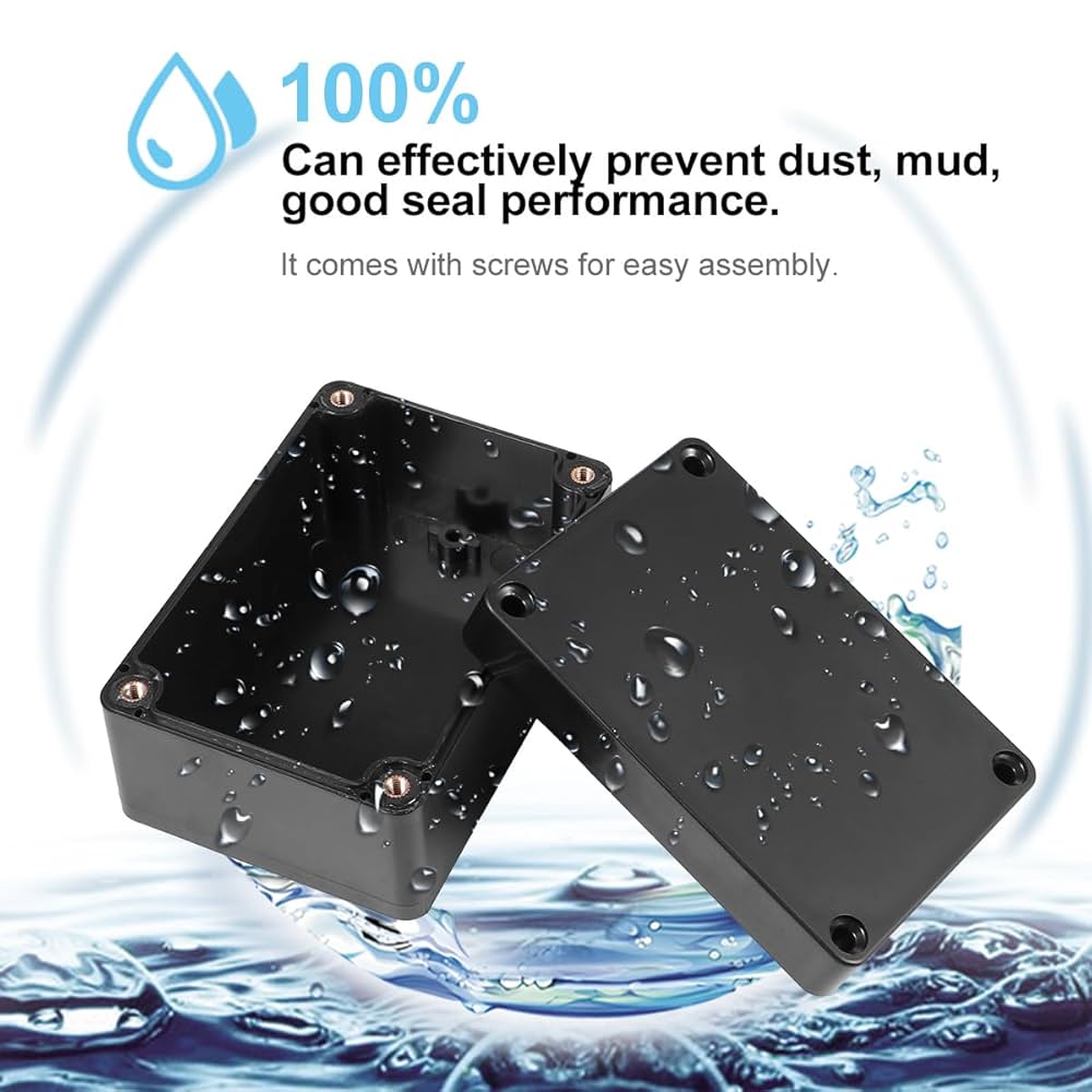 ミニ防塵ジャンクションボックス ABS 電気プロジェクト用 DIY バラ売り⭕️ ミニ防塵ジャンクションボックス ABS 電気プロジェクト用 DIY