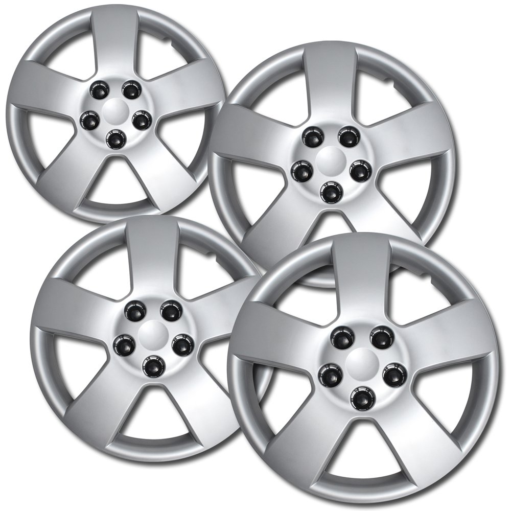 Hub-caps for 11-15 Chevrolet Cruze (Pack of 4) Wheel Covers 16 inch Snap On Silver
