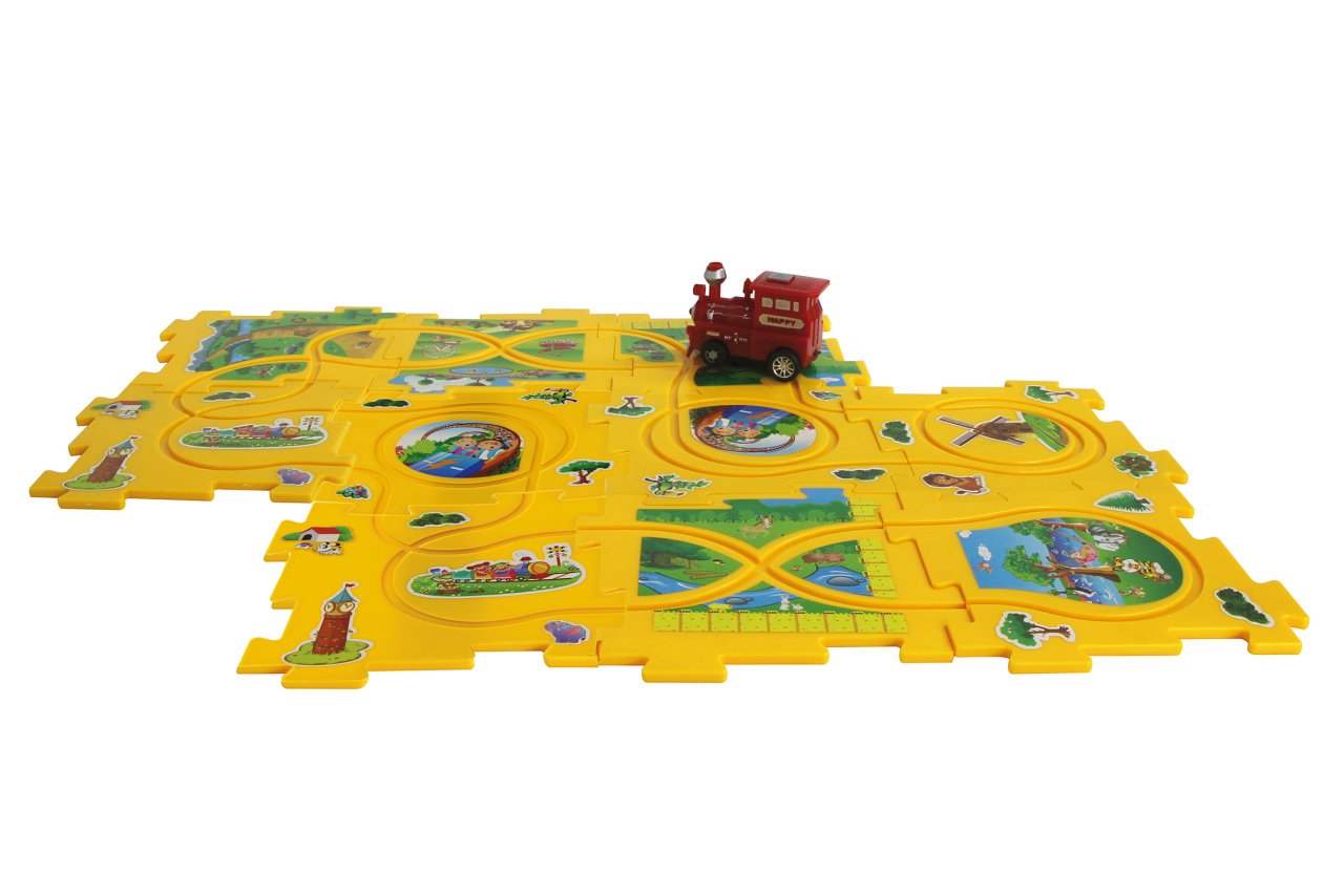 Jamara 460303 Train Dynamic Zoo Puzzle, Mehrfarbig, Large - Image 3
