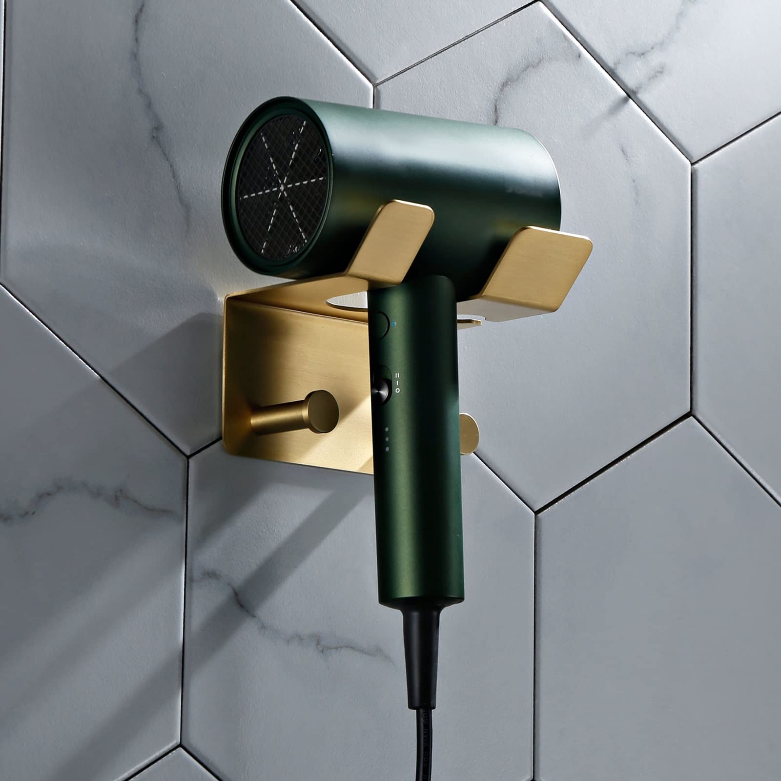 Porte-serviettes en or brossé cuivre support salle de bain luxe simple