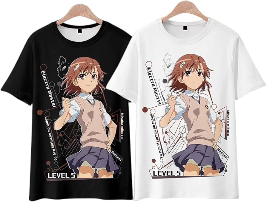 Amazon.co.jp: Labstandard とある科学の超電磁砲 御坂美琴 tシャツ