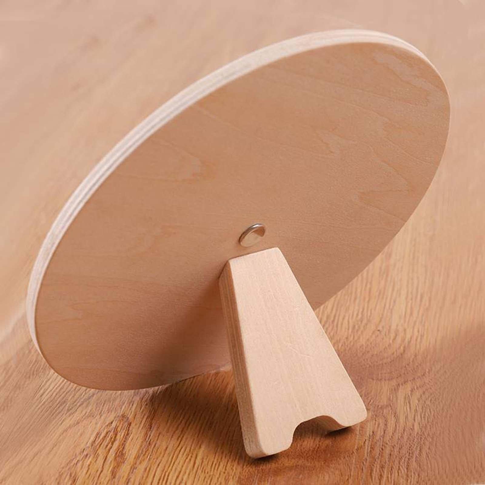 LOVIVER 5 Orologi in Legno, Giocattolo Didattico per L'apprendimento Precoce, 2 pezzi