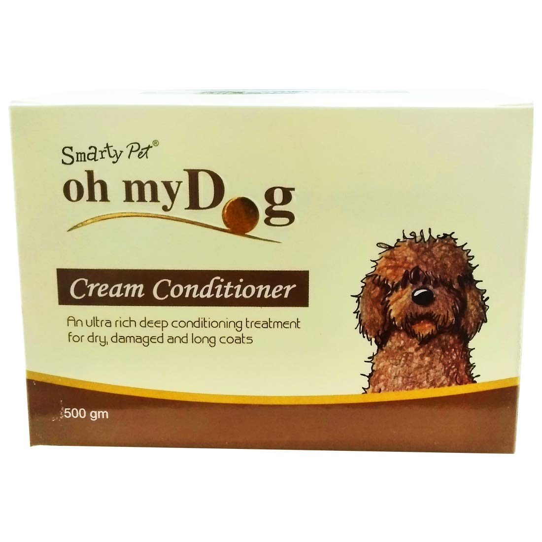 SmartyPet Dog Cream Conditioner for Dry, Damaged and Long Coats for Dogs and Puppies - 500Gram (Pack of 1) (B08N6GYYKM) Amazon Price History, Amazon Price Tracker