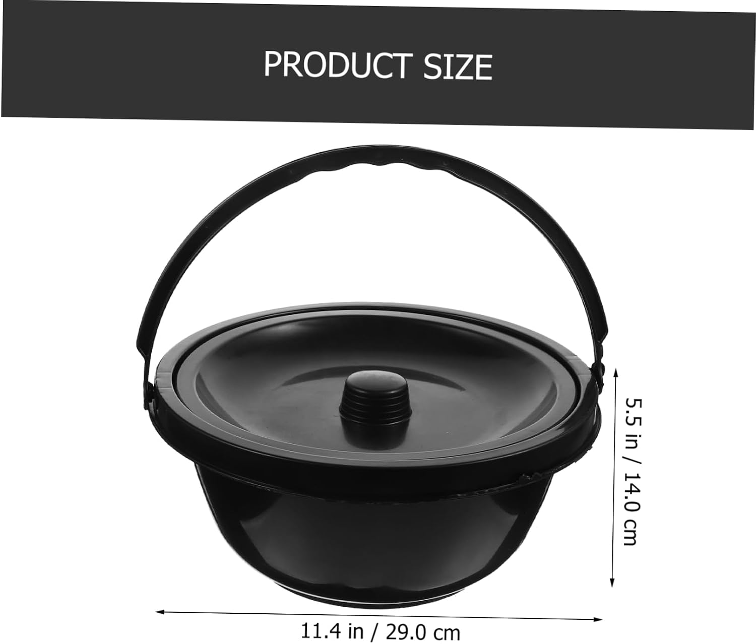 Bucket Lid Portable Commode for Seniors Easy-Clean Potty Seat for Wheelchair Users