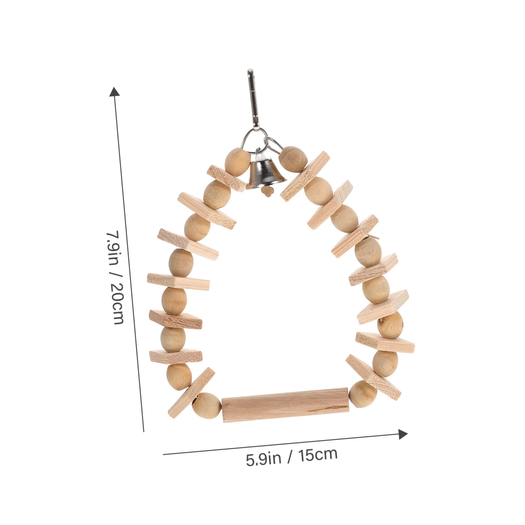 YARNOW 5 Pz altalena del pappagallo stand di posatoi per pappagalli altalena pappagallo divertente giochi per pappagalli giochi giocattoli giocattolo oscillazione degli uccelli