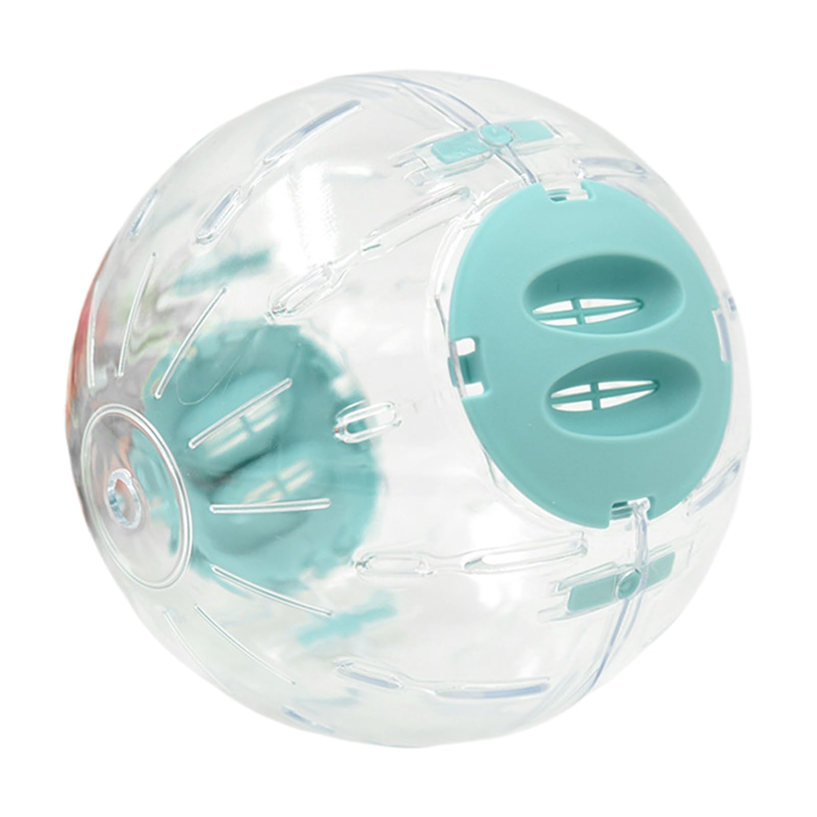 Hamster Wheel - Interactive Transparent Hamster Cage,Cute Small Pet Supplies With Ventilation Hole For Guinea Mice Chinchilla Gerbil Ferret Kids Family Friends