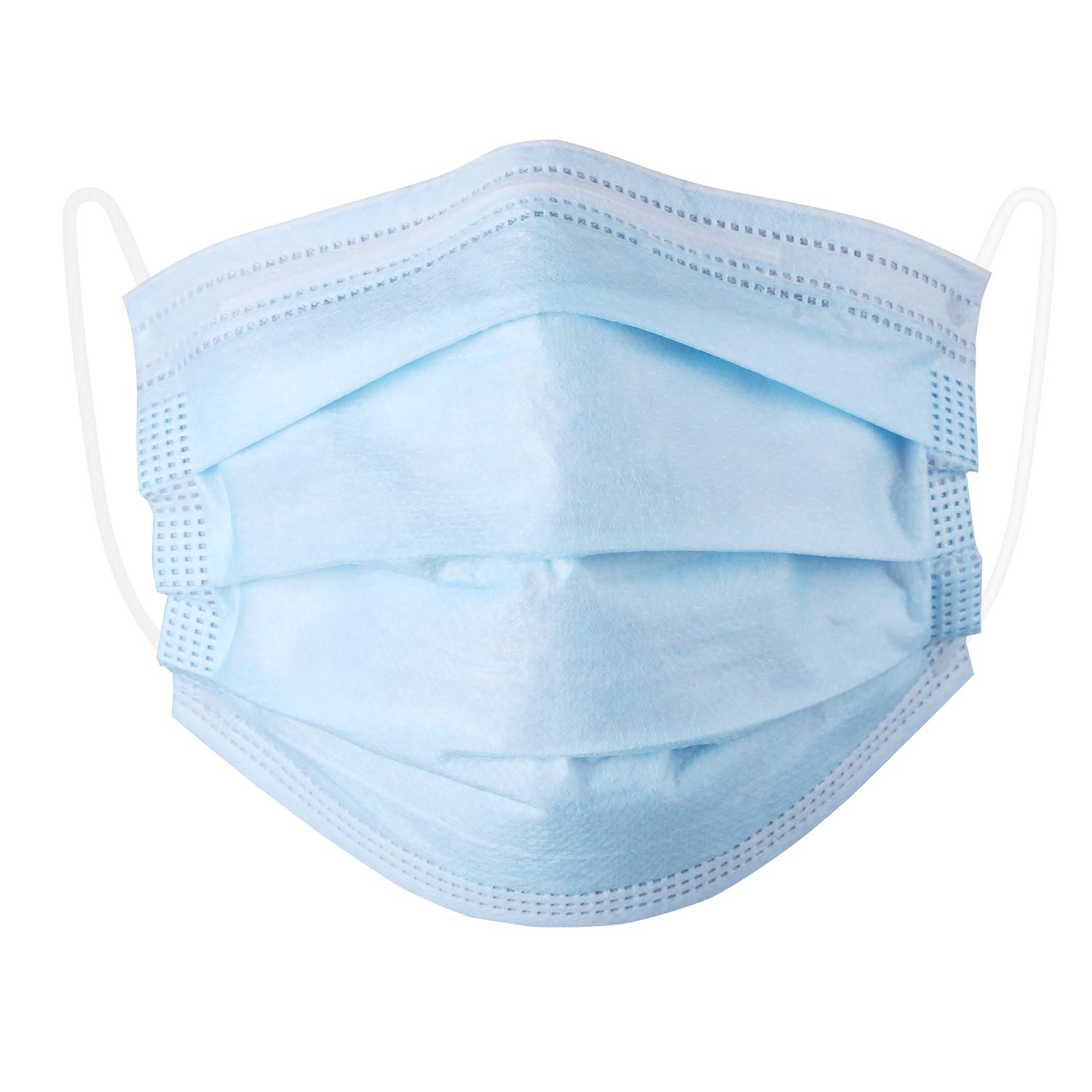 iHealth Livocare Face Mask (25 Count), 510K Cleared 3 Ply Disposable Face Mask for Adults Protective Breathable Face Mouth Cover with Nose Clip & Ear Loops, Suitable for Office,School and Outdoor use