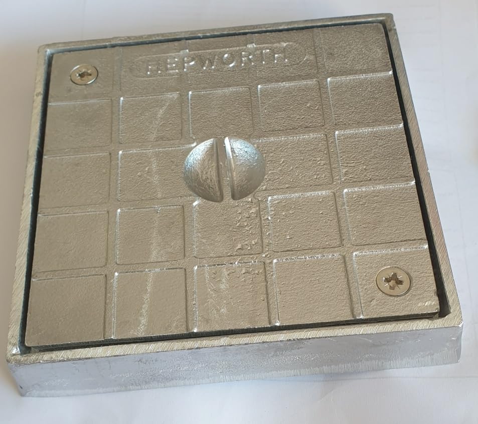 Hepworth Alu Cover Plate & Frame 150x150 Sealing