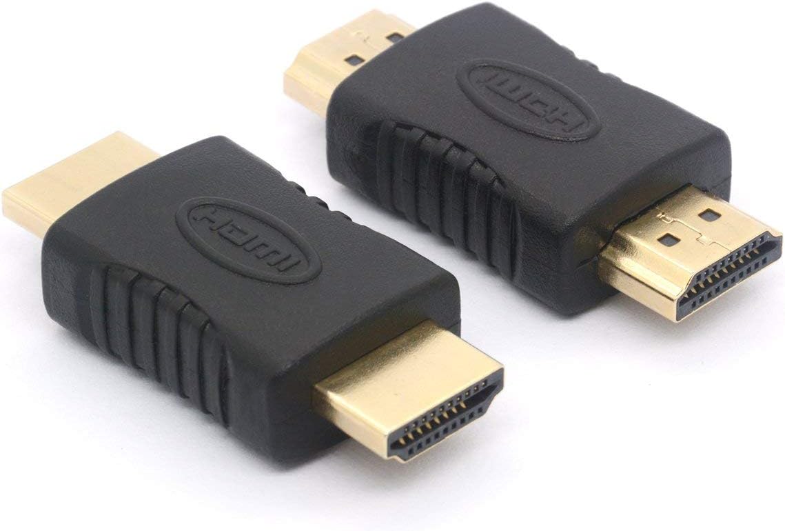 GLHONG HDMI Coupler, HDMI Male to HDMI Male Straight inline Coupler