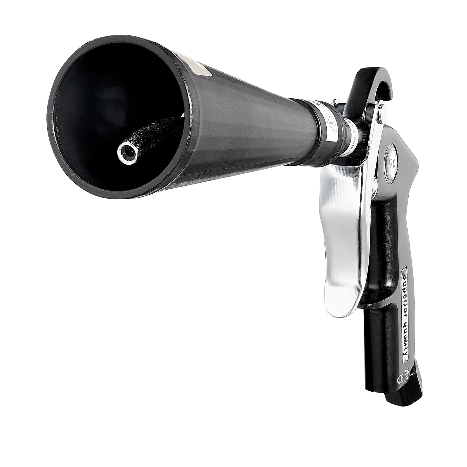 VEVOR Pistolet Nettoyage Voiture à Air Haute Pression 6-9,2 Bars avec 2 Buses, Tuyau Rotatif Aluminium, pour Élimination Saleté Poussière Surface, Fonctionne avec Compresseur d'air 1/4 NPT Non Inclus