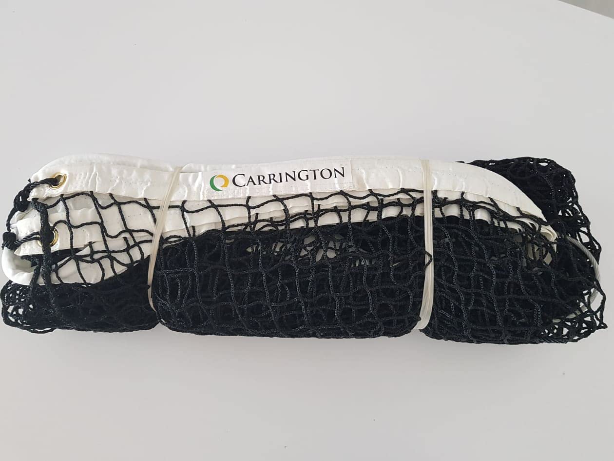 Carrington® 3mm-Tennisnetz - Club Turnier - Spezielles Matschnetz mit schmutzabweisendem Band!