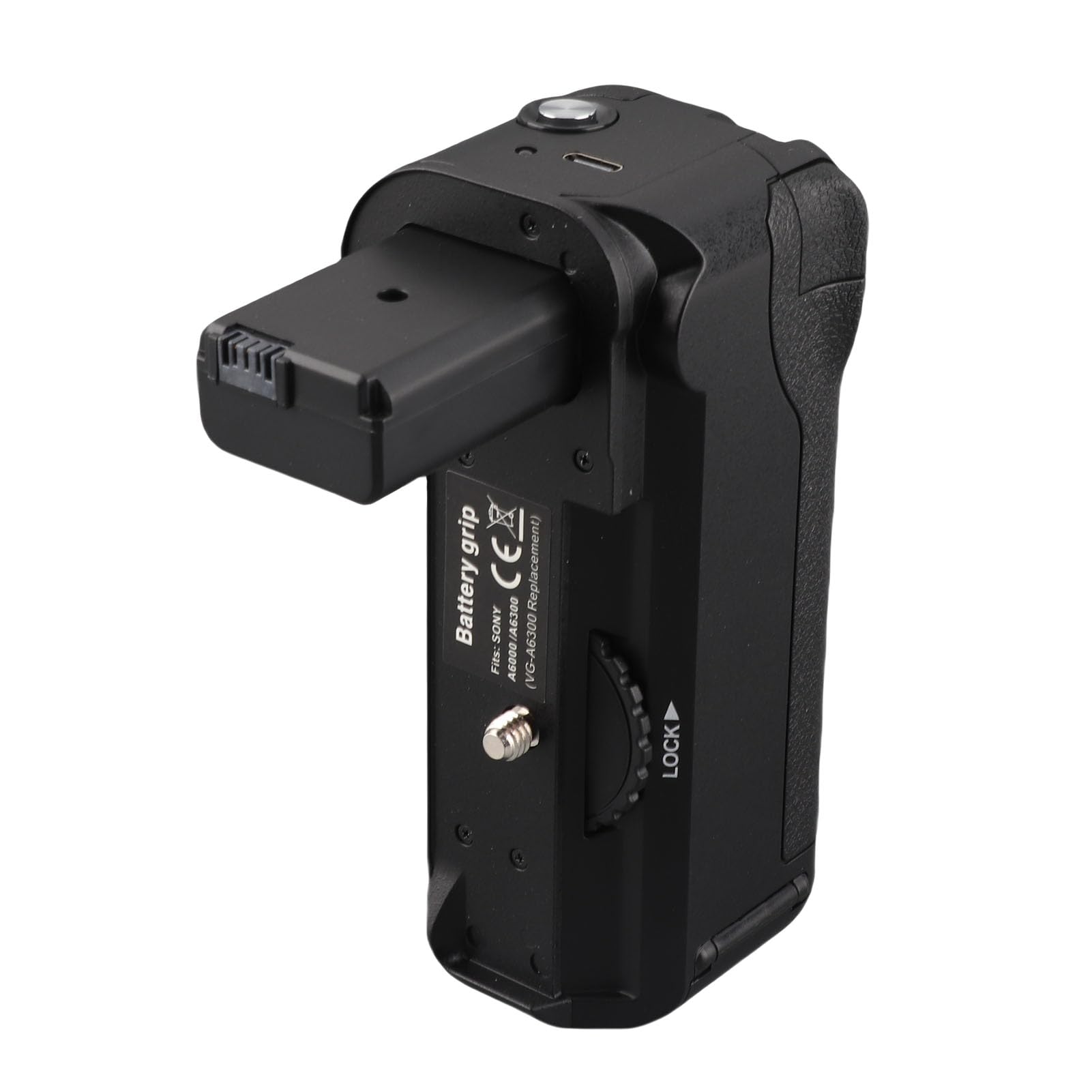 Sxhlseller Impugnatura Portabatteria Verticale per Serie A6000 |Portabatteria Doppio NP FW50 con Pulsante di Scatto, Ricarica Esterna e Supporto per Treppiede