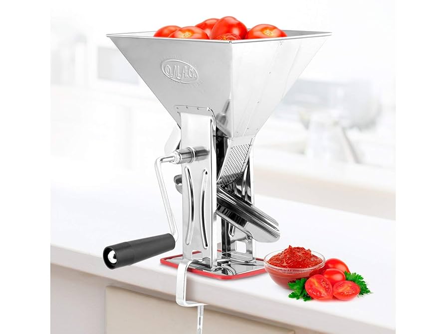 Passapomodoro Manuale Home Pachino - Acciaio Inox, Made In Italy