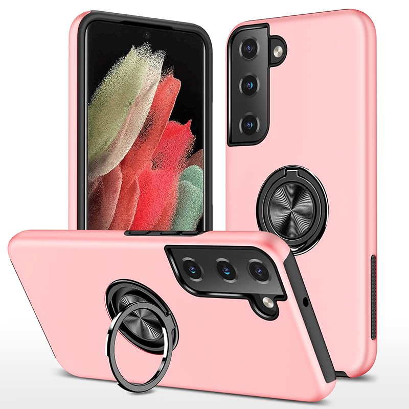 Coque Samsung S22 Plus avec support silicone magnétique fin noir
