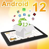 Vista 3 de Tablet Android 14.0 de 7", RAM 8GB(3+5Expand)+32GB ROM, Tabletas, Cámara Dual, Pantalla IPS de 1024 x 600, Expansión de 1TB, Tablet con Estuche Negro