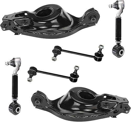 Miniatura 34 de Detroit Axle - Kit de brazos de control AWD para cargador Chrysler 300 Dodge Challenger Magnum, 2 brazos de control superiores delanteros con rótula