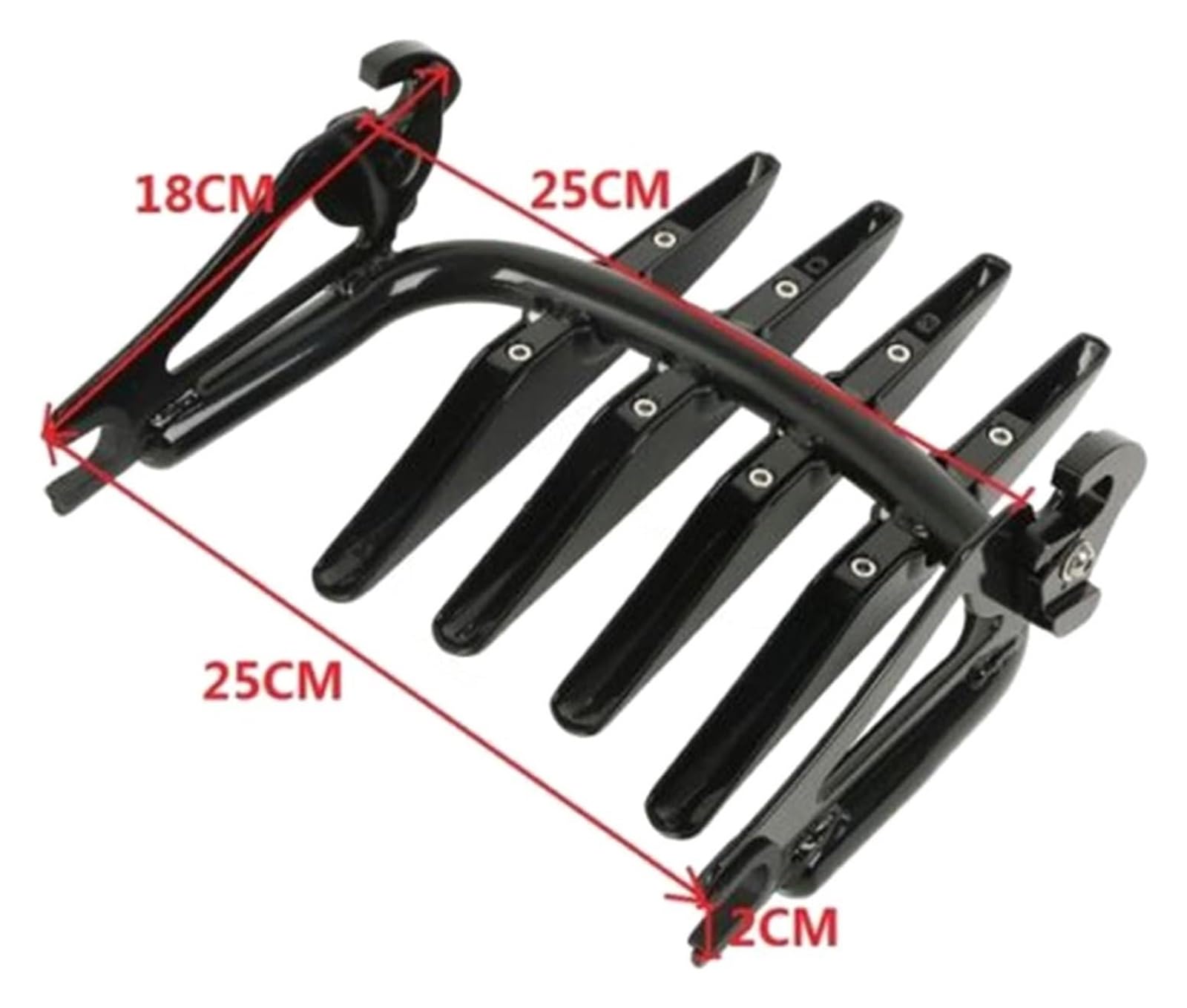 para Harley para Touring Street Electra Glide Road King 2009-2022 FLHXSE/2/3 FLTRSE3 Stealth Portaequipajes Traseros Desmontables Motocicletas Portapacchi Moto(Chrome)