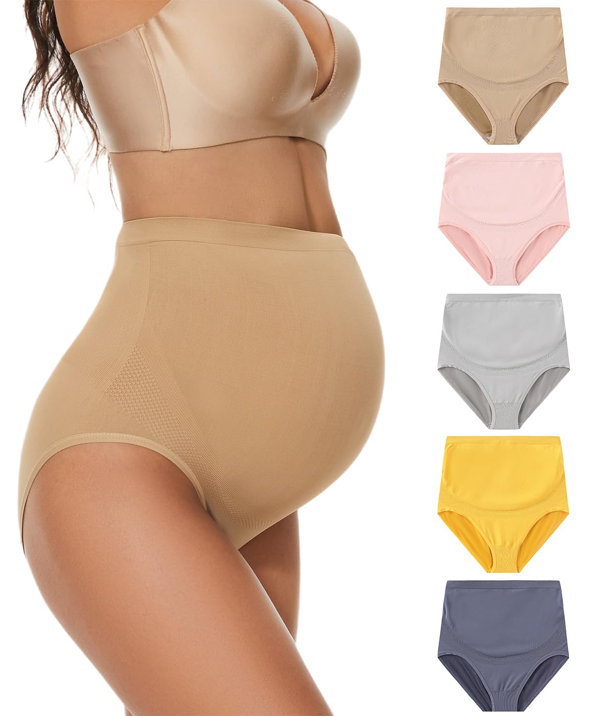 Seamless Maternity Support Panties
