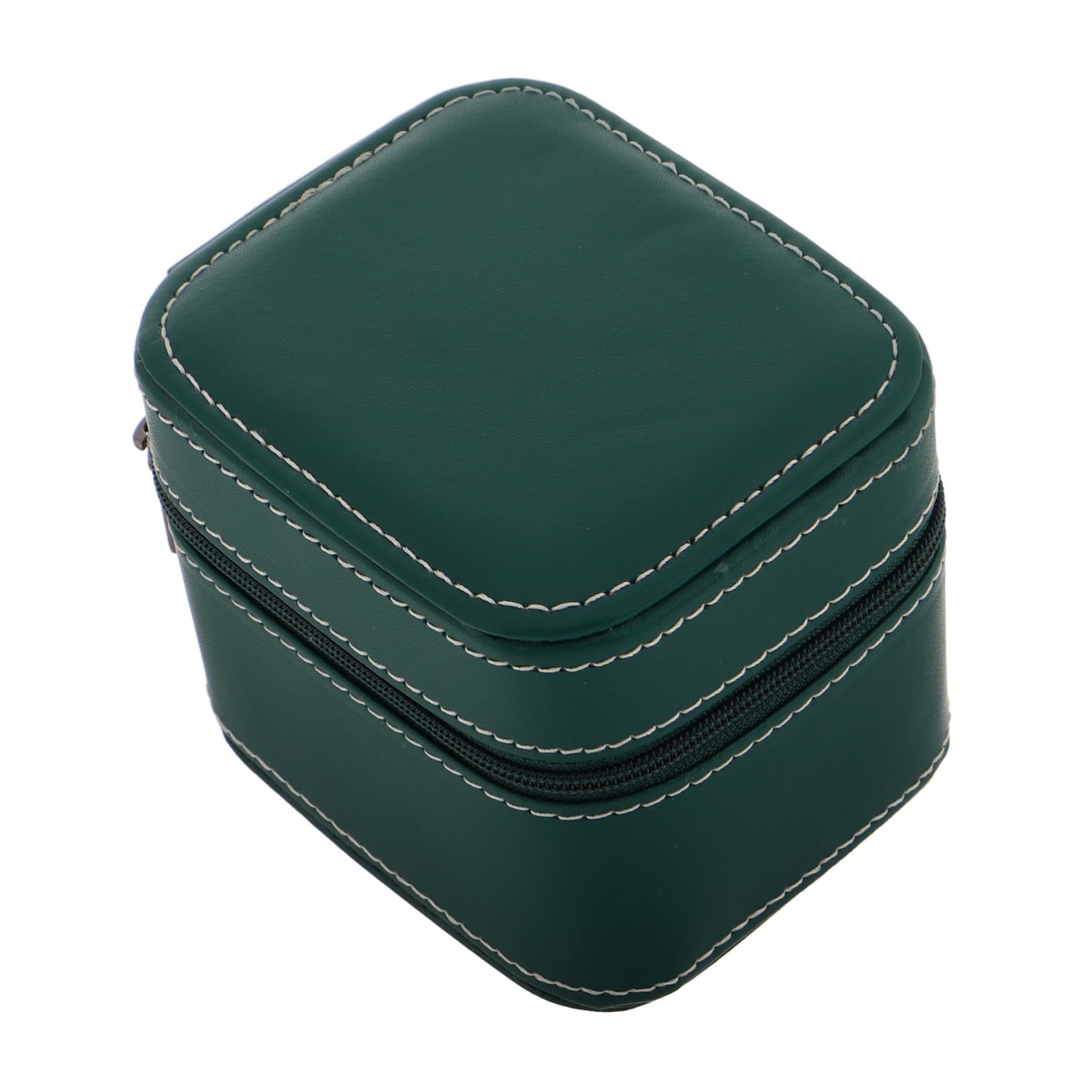 NOLITOY Men Watch Storage Case Durable PU Zipper Box for Business Watches Portable Jewelry Organizer for Travel Stylish and Secure Storage