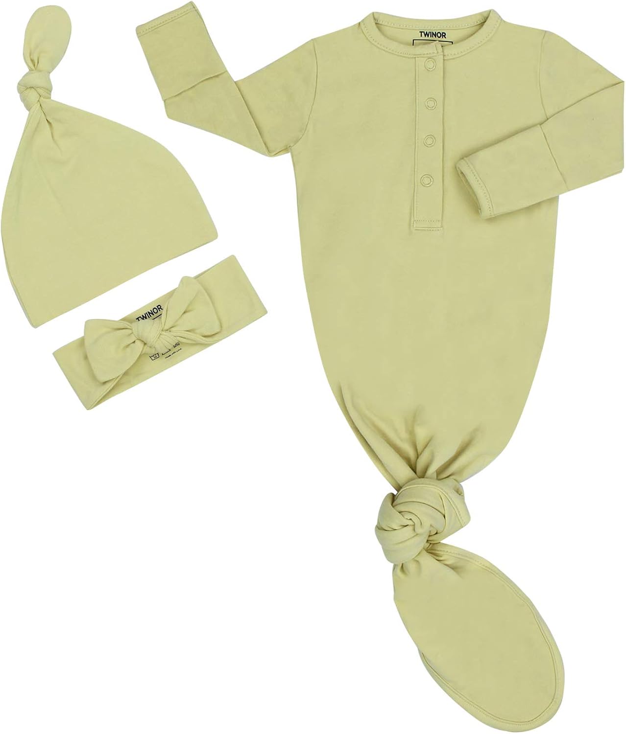 Knotted baby gown canada Clearance