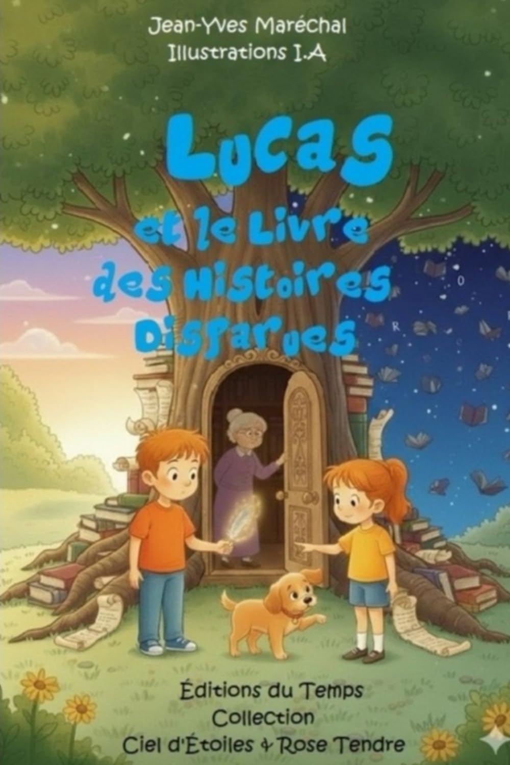 Lucas et le livre des histoires disparues (Collection Ciel d'Étoiles & Rose Tendre)