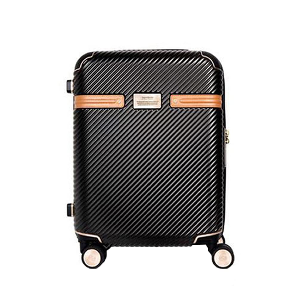 SBL Richmondii Spinner Cabin Luggage Trolley Bag 55 Cm Polycarbonate Hardsided 4 Wheels Suitcase for Travel (Black)-image-21