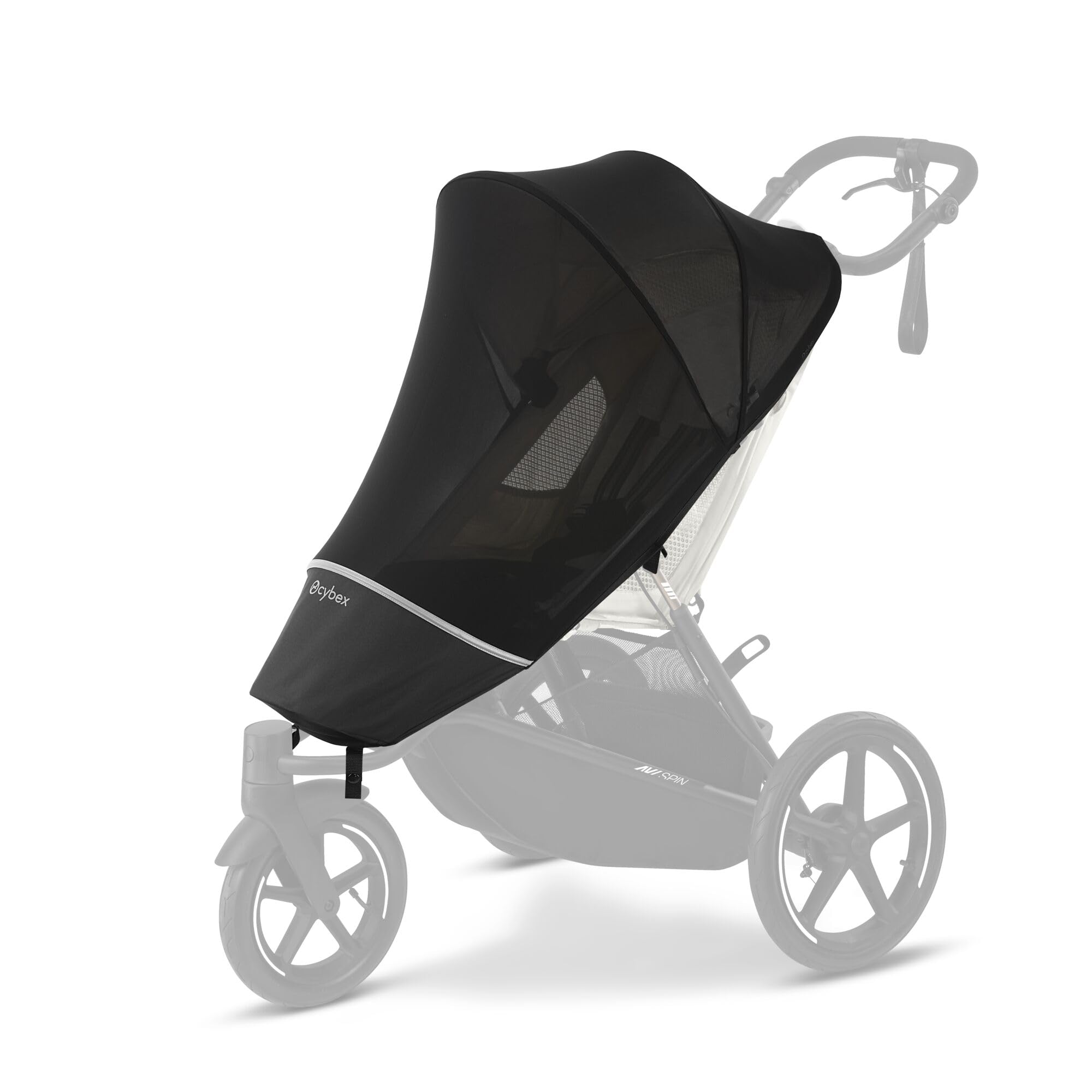 CYBEX Gold Zanzariera per passeggino AVI SPIN con elementi riflettenti, colore: nero