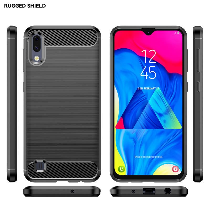 Image of Hybrid Carbon Fiber Back Case for Samsung Galaxy A10 /M10 (Black)