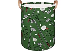 Golf Basket: Large Collapsible Laundry Basket with Handles