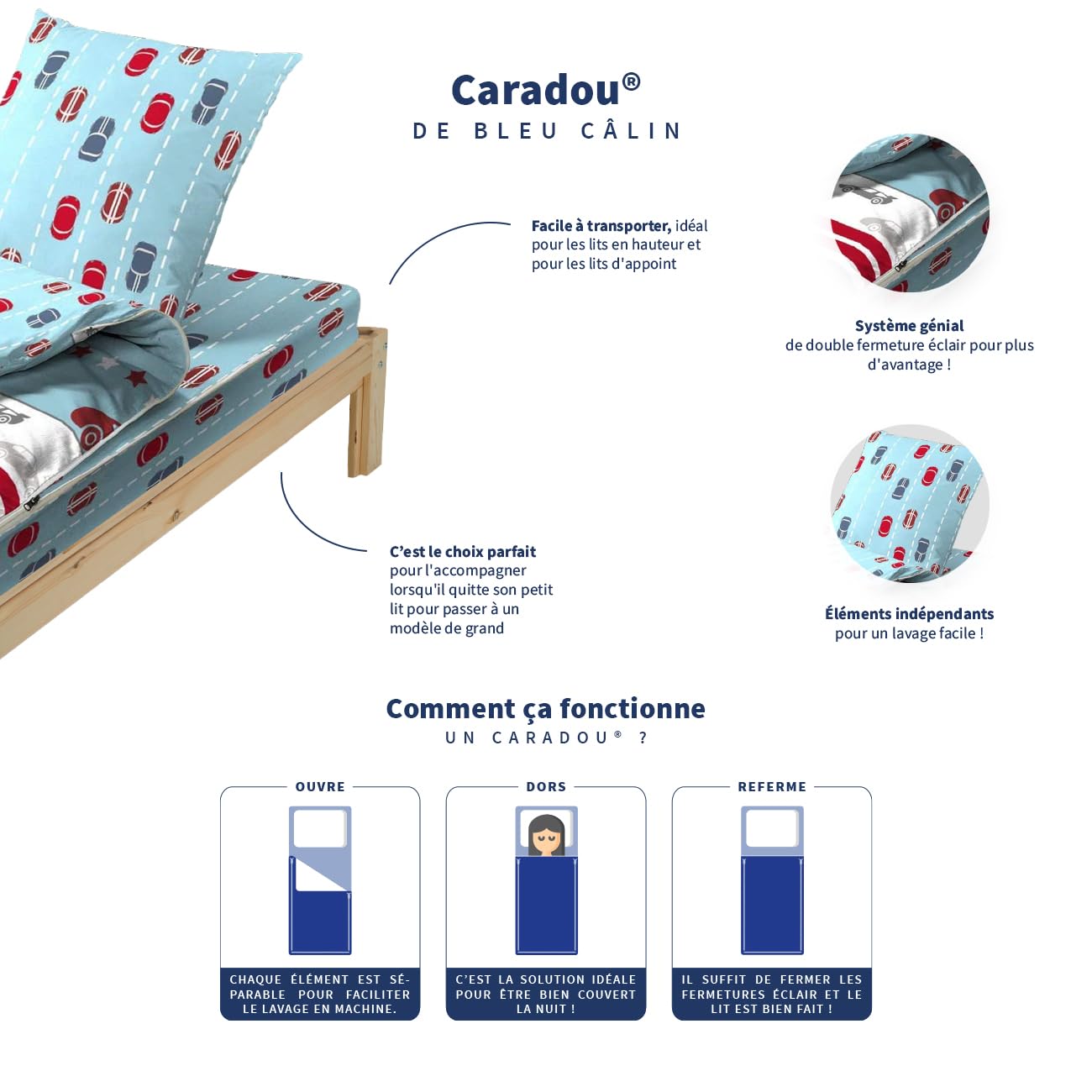 Parure Letto Bambini Pompiere - 3 Pezzi, Cotone, 90x140 Cm, Per Letti Evolutivi - Foto 12