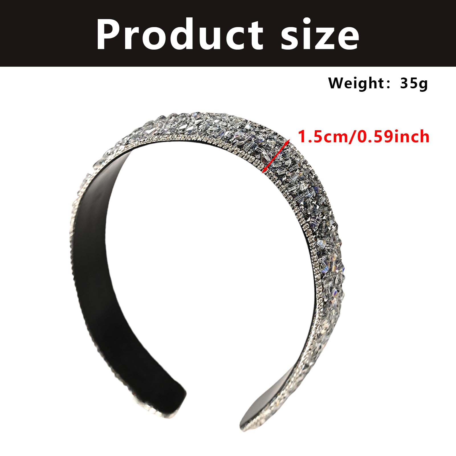 Headbands for Women's Hair Pearl Headbands Hair Styling Accessories Cute White Wedding Bridal Rhinestones Hairbands Women 2218 - Image 3