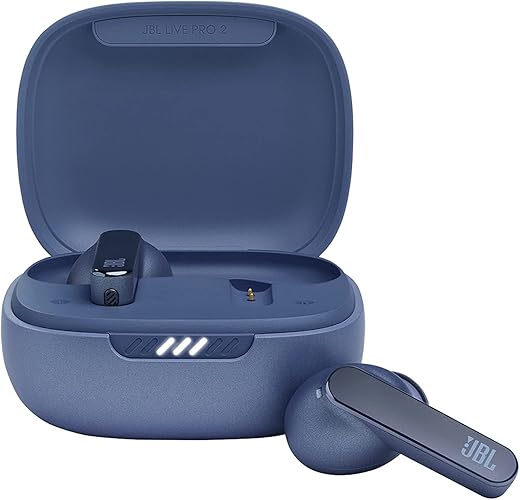 JBL Live Pro 2 Premium in Ear Wireless TWS Earbuds, ANC Earbuds, 40Hr Playtime, Dual Connect, Customized Bass with Headphones App, 6 Mics for Clear...
