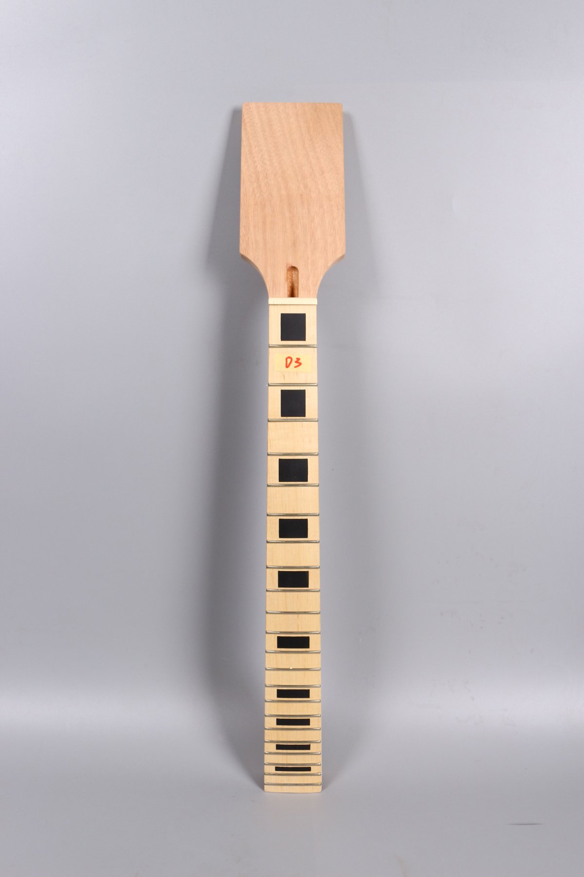 Wymiana gryfu gitary elektrycznej 22 progów 24,75 cala DIY gitara Paddle Head klonowe drewno mahoniowe