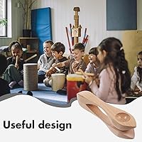 Vista 5 de GANAZONO Cucharas musicales de percusión tradicionales, instrumentos de percusión folclóricos de madera para sonido folclórico irlandés a