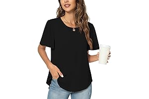 Taohuadao Women's Scoop Neck Loose Tops