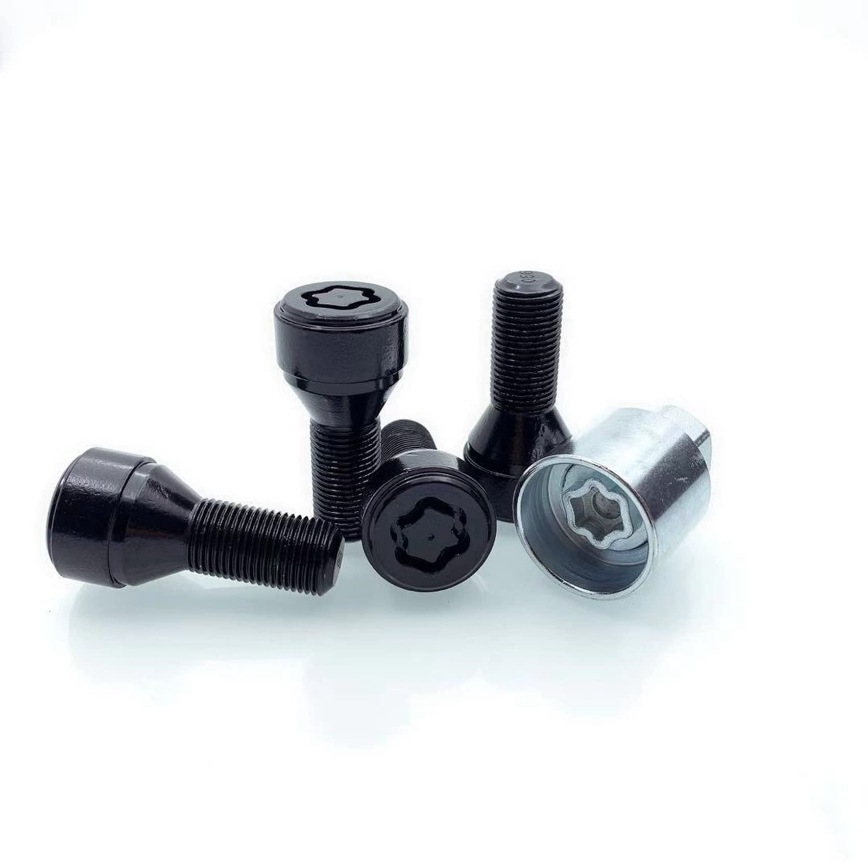 Set di 8 bulloni antifurto per ruota 14 x 1,25 mm per alta tipologia di serratura ruota set 36136792851