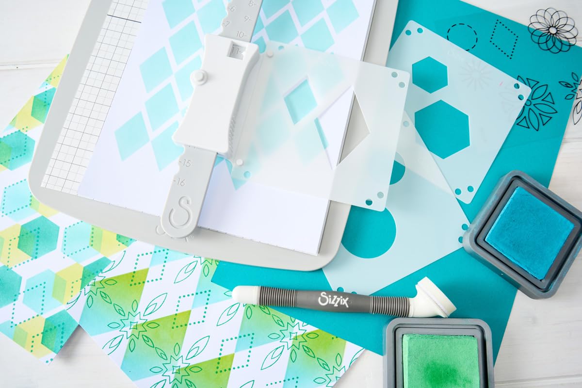 Sizzix Print and Pattern Starter Kit, Stencil & Stamp Tool Accessory — view 7