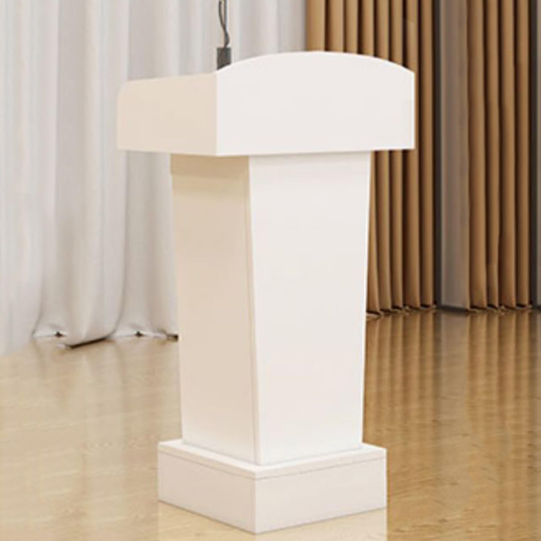 Bancone Reception,Tavolo Alto,Banco Reception,Supporto per Podio,Chiesa Pulpito,Banco Cassa per Negozio,con Cassetti e Ripiani di Stoccaggio,per Matrimonio,Chiesa,Conferenza,Aula,Ufficio,Bar(White)