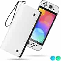 Nintendo Switch有機LEDホワイト　ケース付き Nintendo Switch 【あすつく、土日、祝日発送、店舗受取可】新品