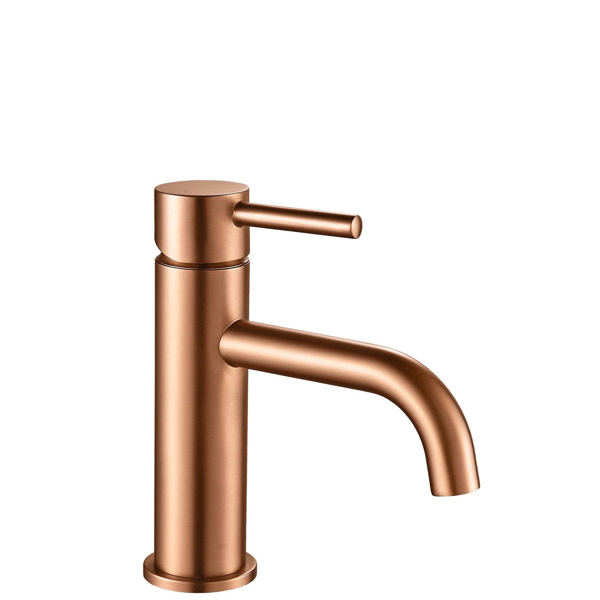Bathroom Faucet Rea Lungo Low Brush CopperBrass from B&Q
