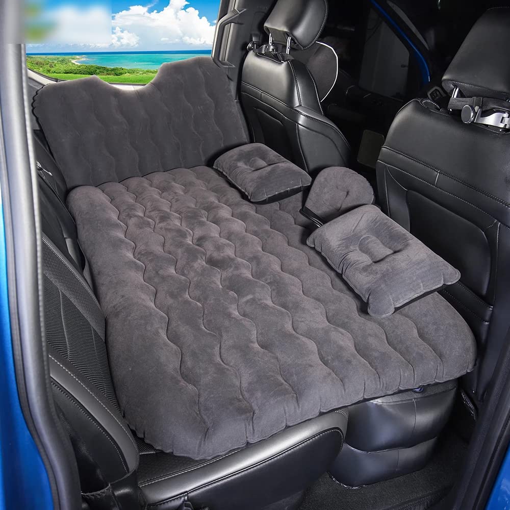 Btgvgse Car Back Seat Cover Air Inflatable Travel Bed Mattress