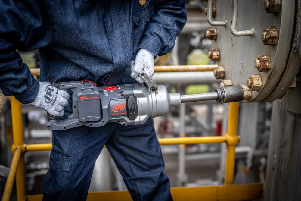 Ingersoll Rand W9691 Llave de Impacto 1" 20V Inalámbrica - Potente y Versátil Herramienta con Yunque Largo - Baterías Ion-Litio 5.0 Ah y Cargador