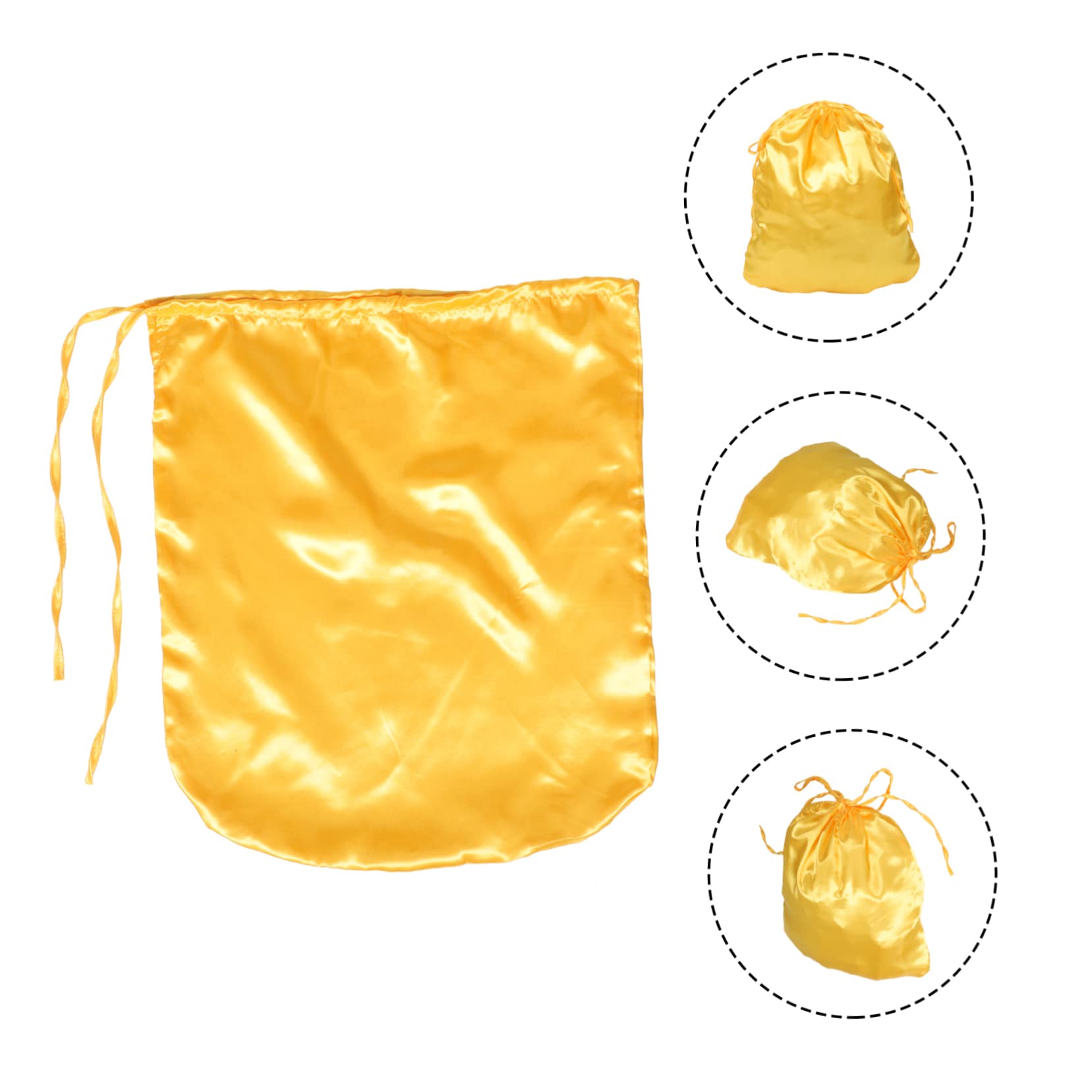 ULTECHNOVO 5piezas Bolsa De Cuerda De Papá Noel Grande para y Dulces Navideños para Fiestas De Navidad y Accesorios De Cosplay