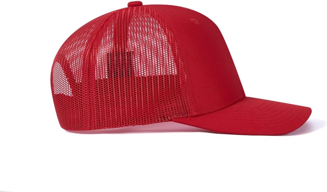 Custom Embroider 112 Trucker Cap with Your Logo/Text,Personalized Adjustable Baseball Cap Casual Sun Peak Hat for Dad Gifts - Image 4