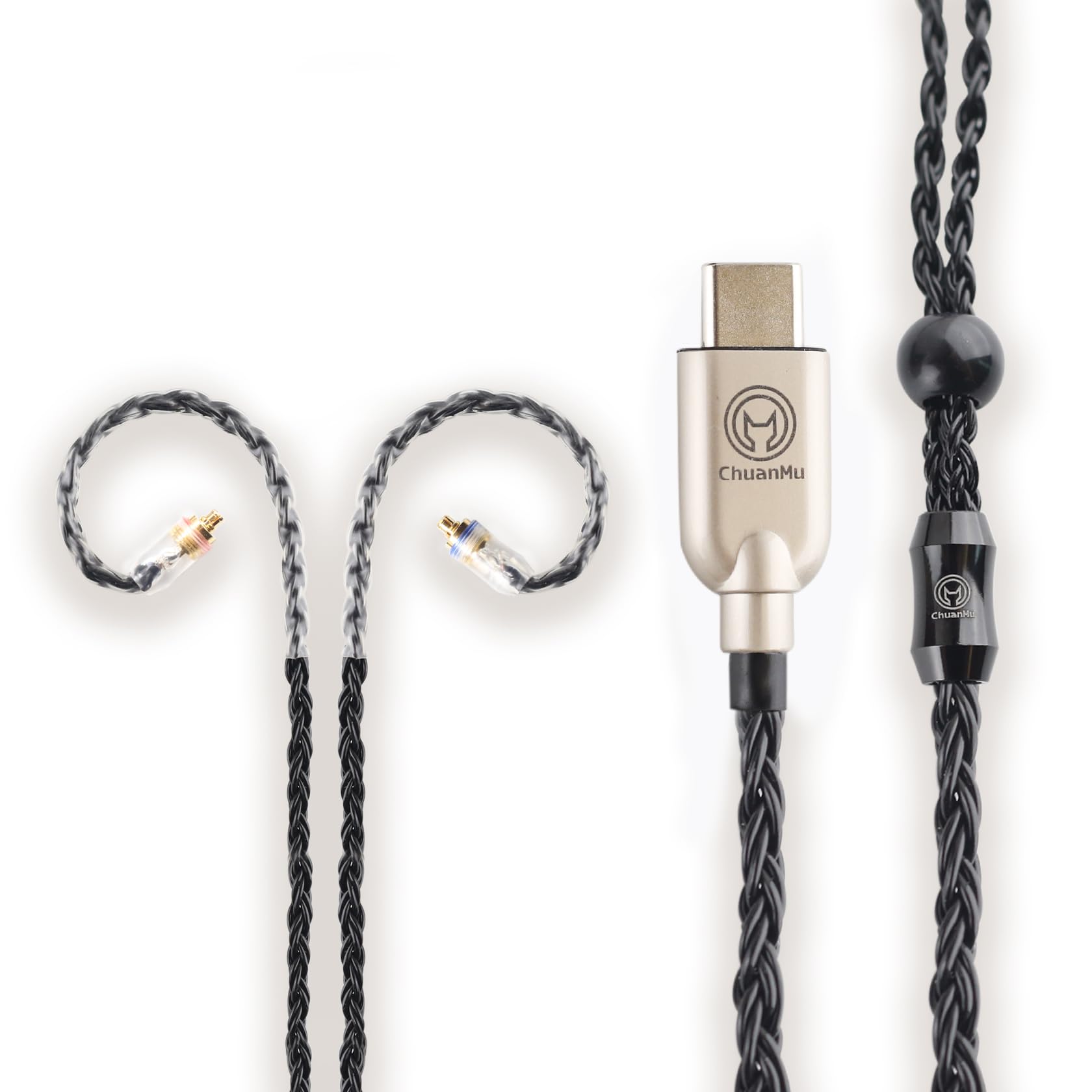 Amazon | 【川木】 USB Type-C 変換 リケーブル MMCX 16芯 銀メッキ