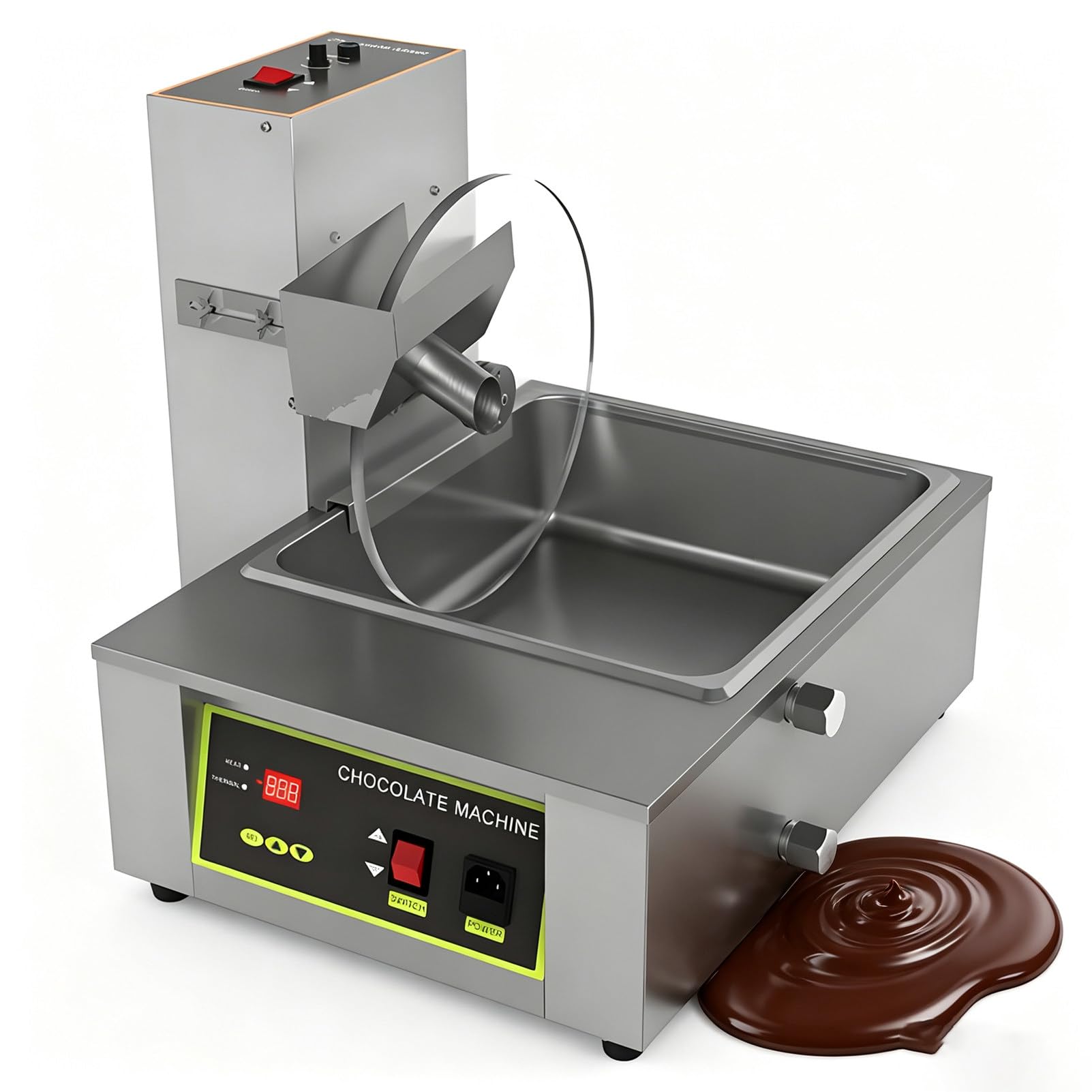 Macchina per Il Riscaldamento e Il temperaggio del Cioccolato 8kgMeltingTank+Mixer