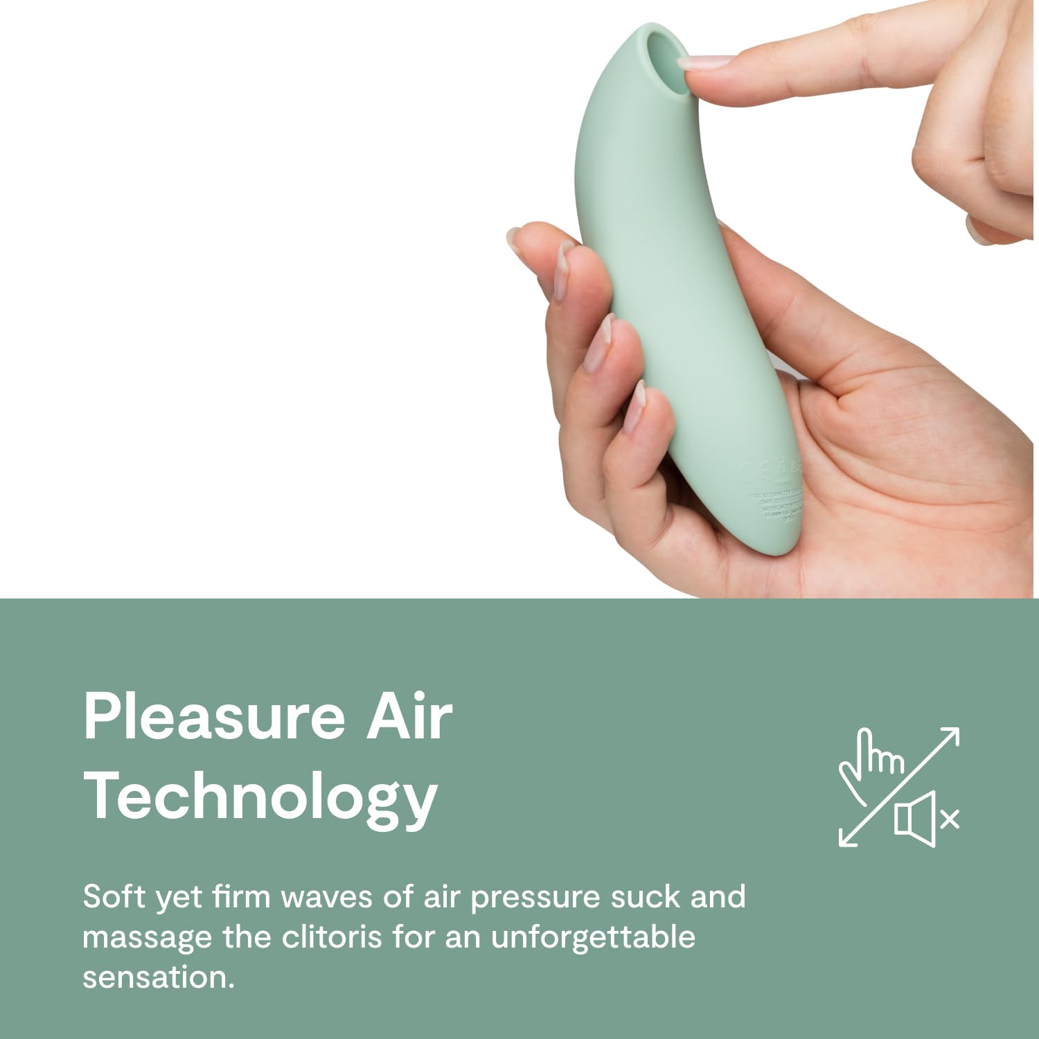 We-Vibe Melt 2 Clitoris Vibrator | Clitoral Stimulator Adult Sex Toys for Women | Clit Sucker Female Personal Massager | App Control Suction Masturbator | 12 Intensities & 6 Sucking Patterns | Sage