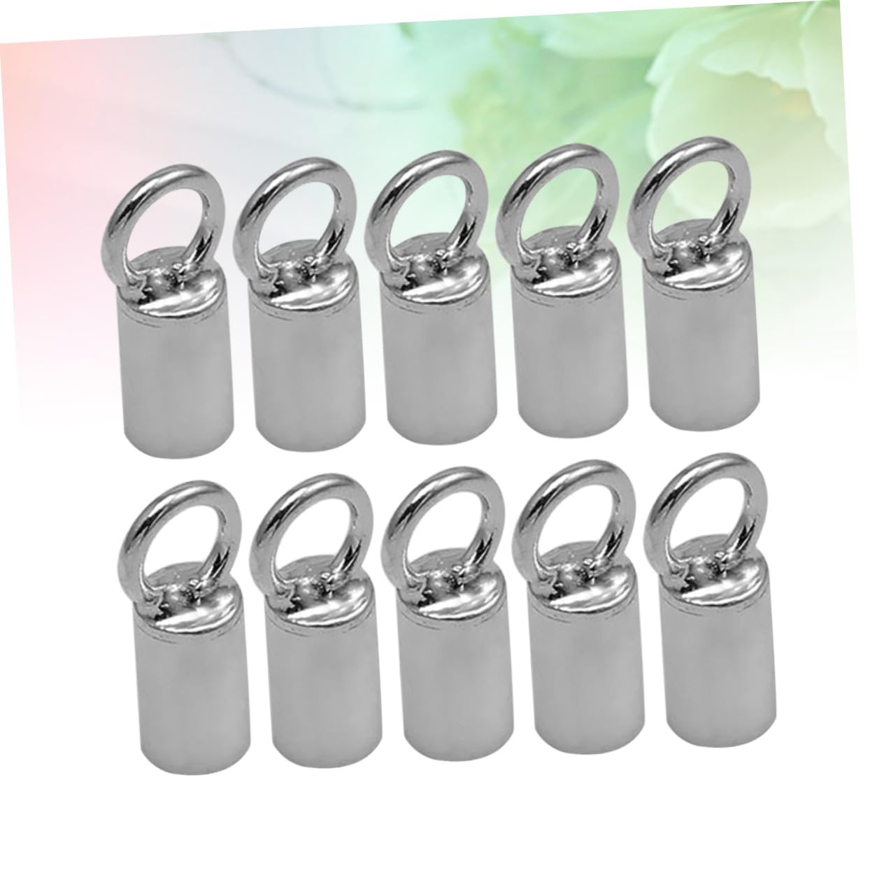 ORFOFE Endclips Selbstgemacht Zubehör Feine Verarbeitung 10 Stück aus 925 Silber Rohr für Halsketten und Armbänder für Besondere Geschenke und Schmuckherstellung