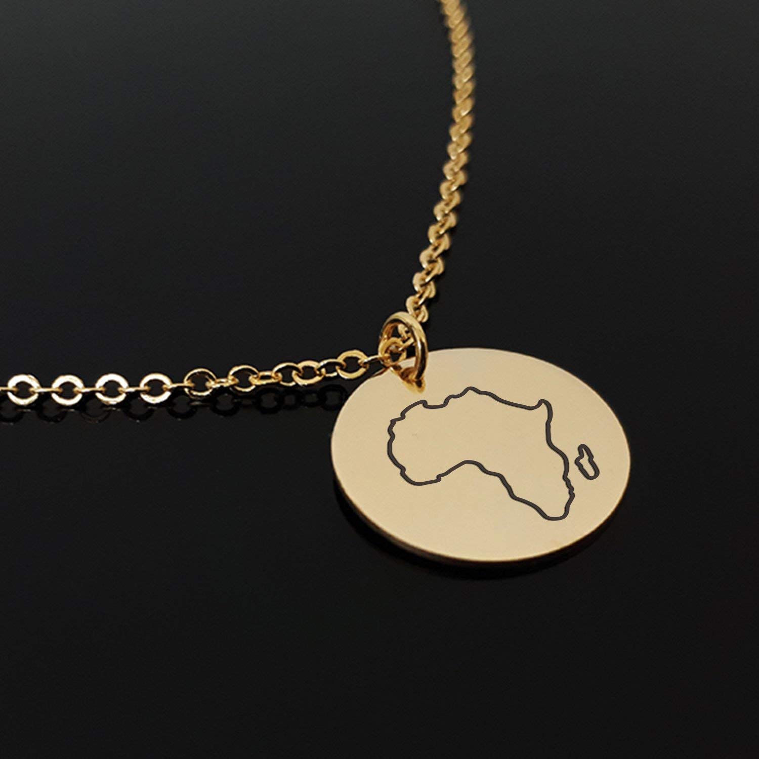Buy Africa Necklace African Country Africa Jewelry Africa Chain Africa