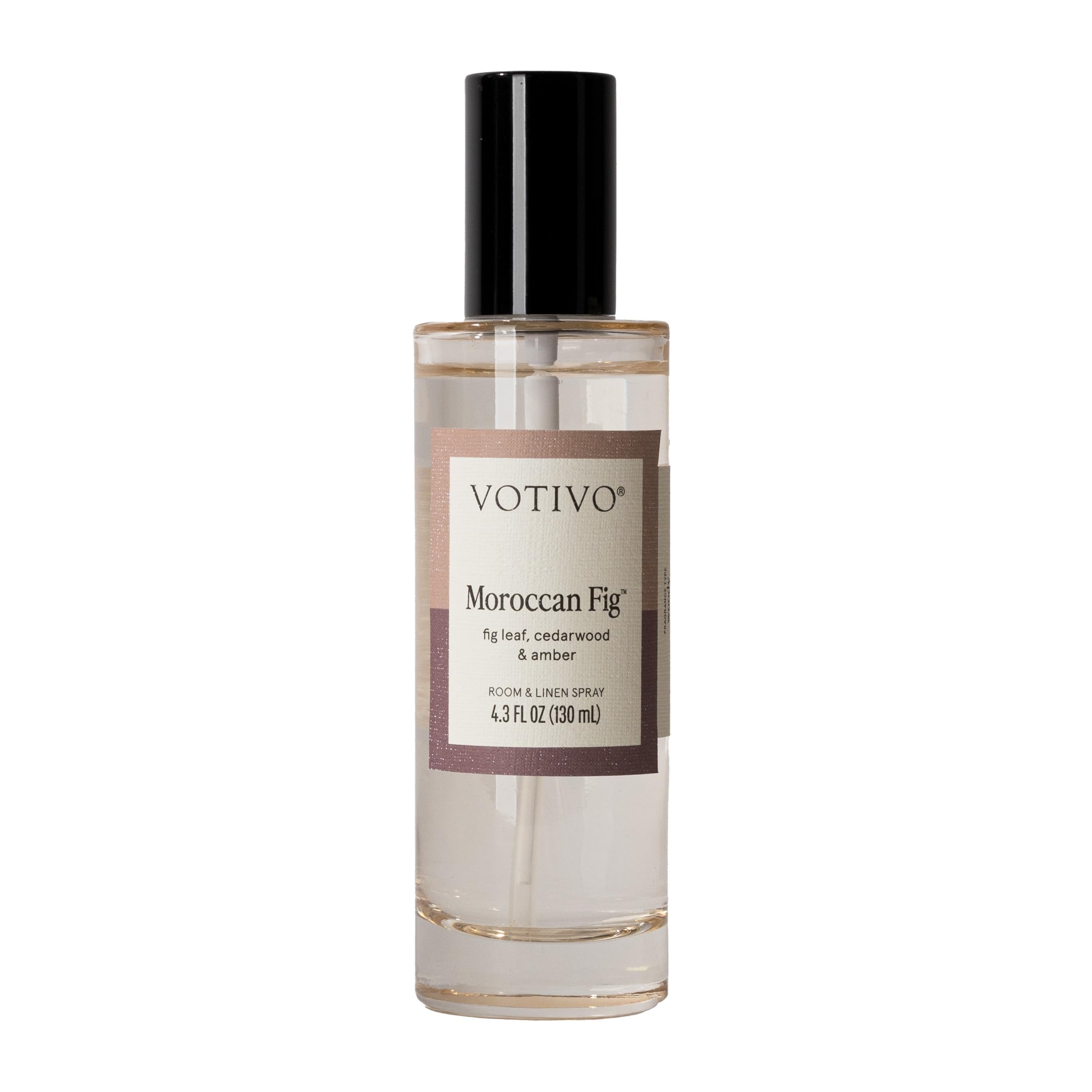 Votivo Moroccan Fig 4.3 oz Room & Linen Spray | Scented Air Freshener for Linens & Living Areas | Premium Long Lasting Fragrance